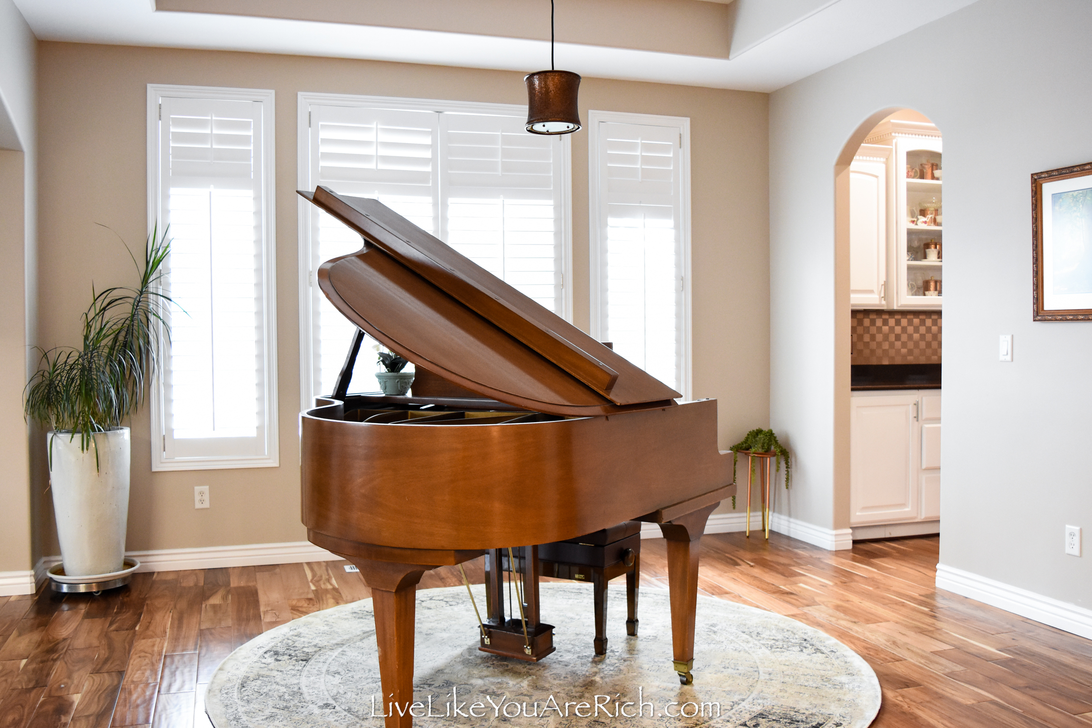 Grand Piano Protection Carpet BLACK