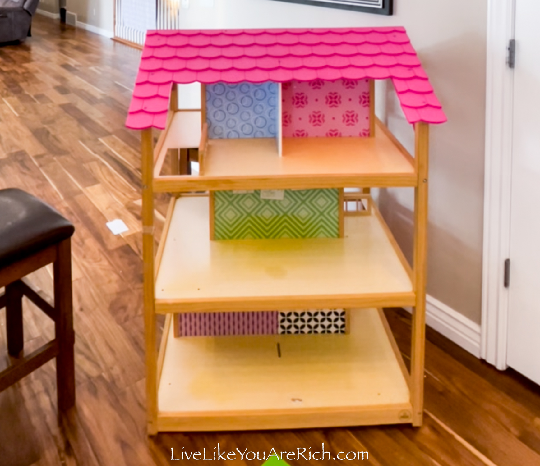 Tips for Remodeling a Dollhouse - before