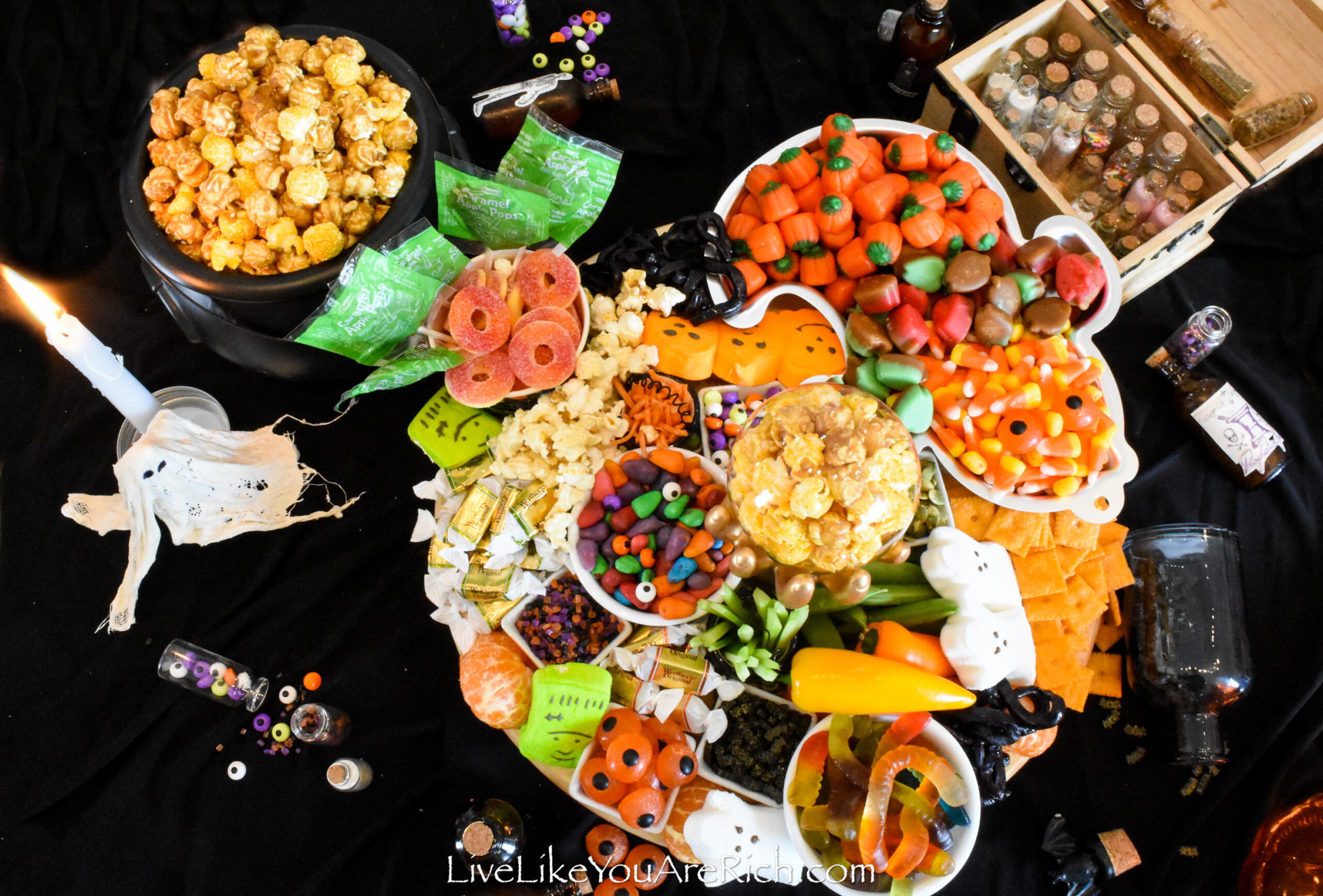 Kids Halloween Candy Charcuterie Board Live Like You Are Rich