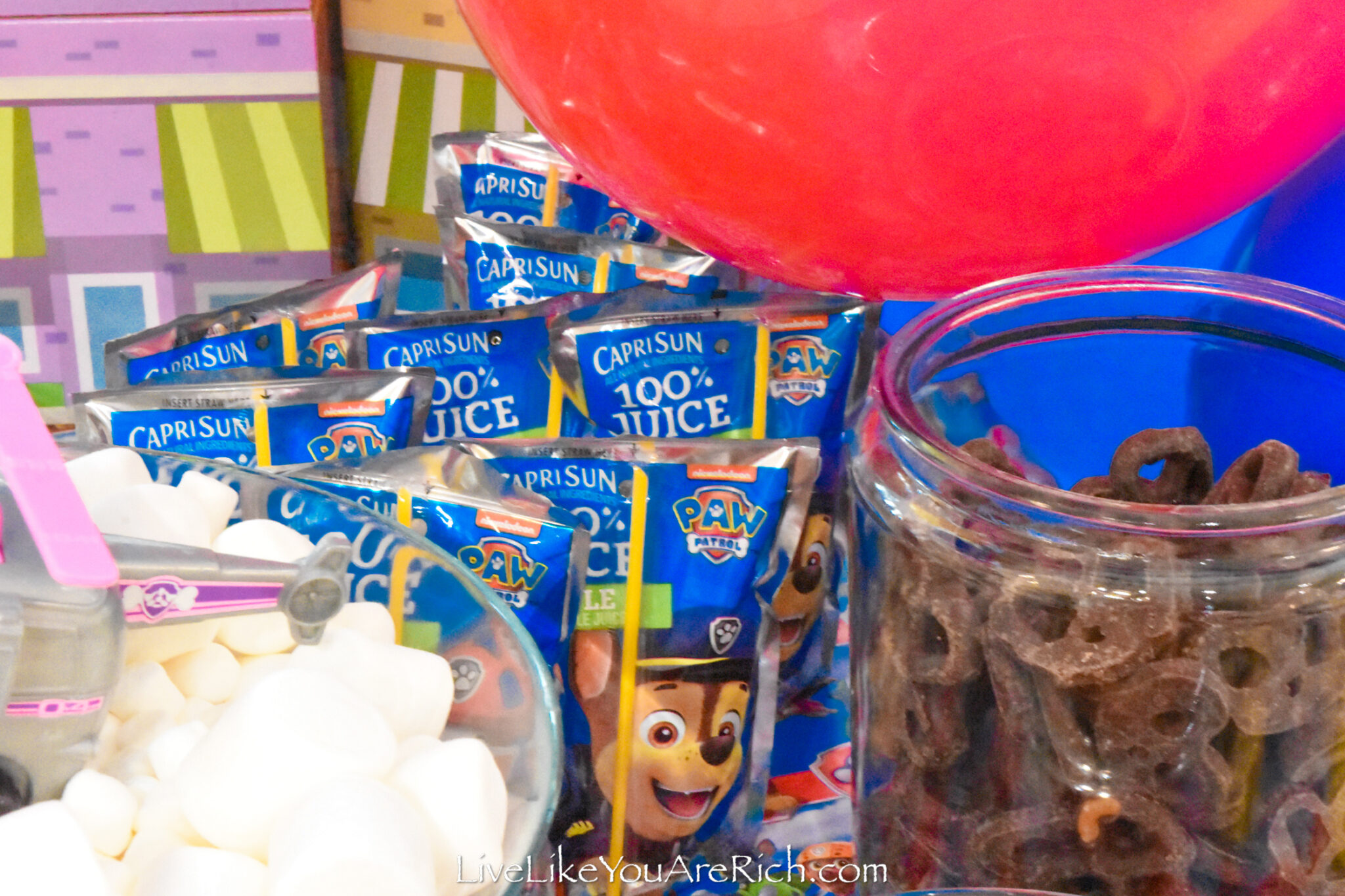 Paw Patrol Birthday Party Decorations and Food Live Like You Are Rich