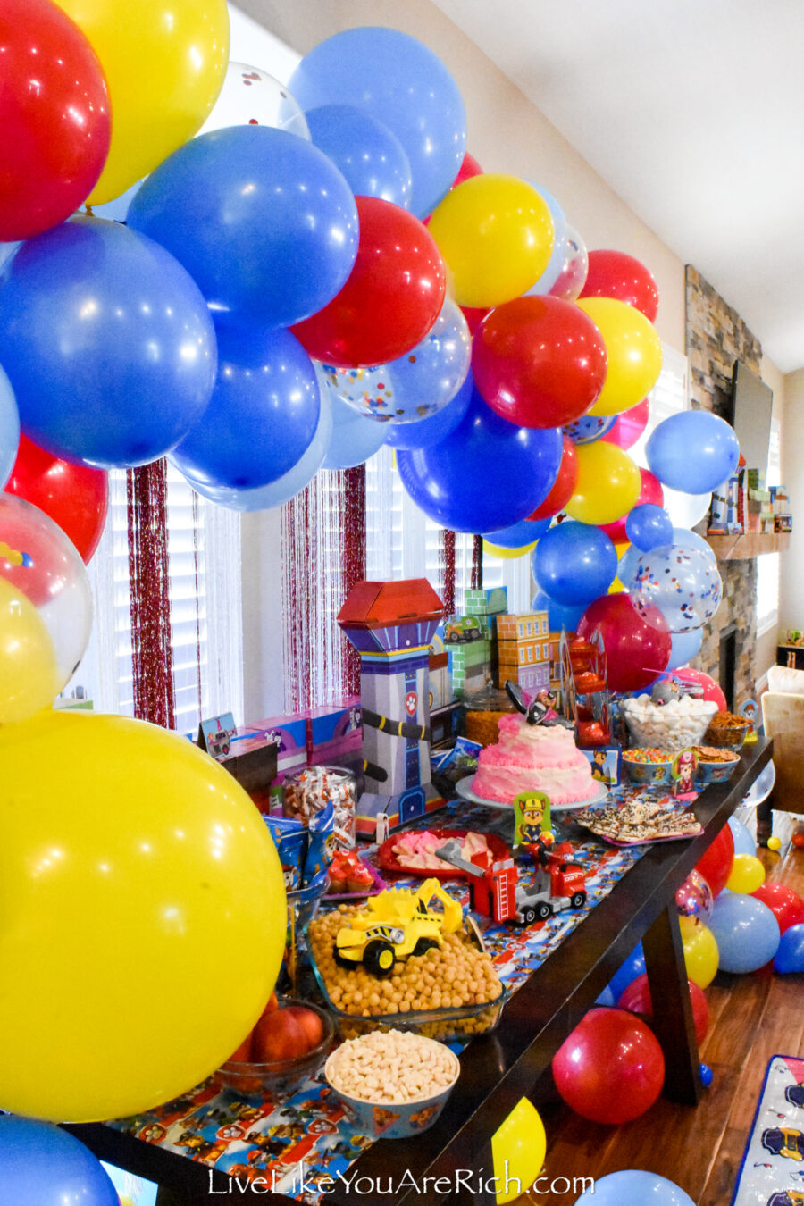 Paw Patrol Birthday Party Decorations And Food - Live Like You Are Rich