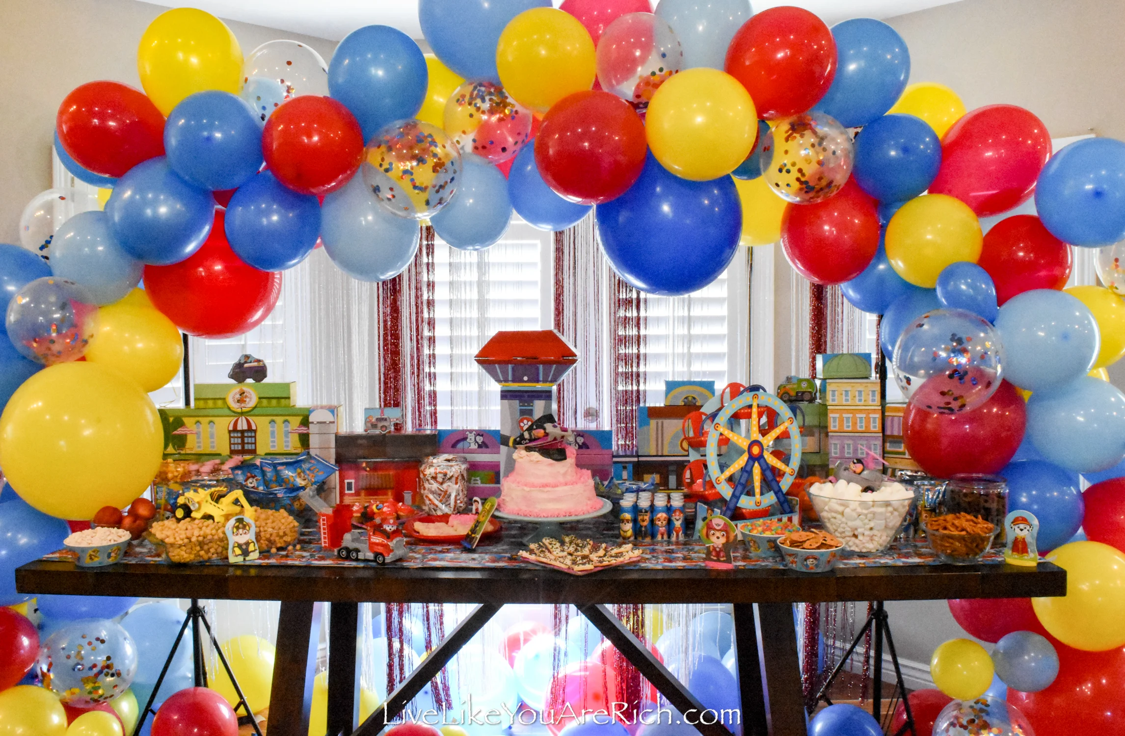 Paw Patrol Birthday Party Decorations And Food Live Like You Are Rich