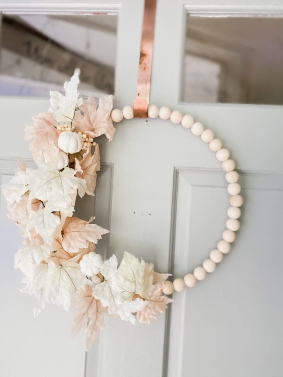 Beaded Wreath for Fall