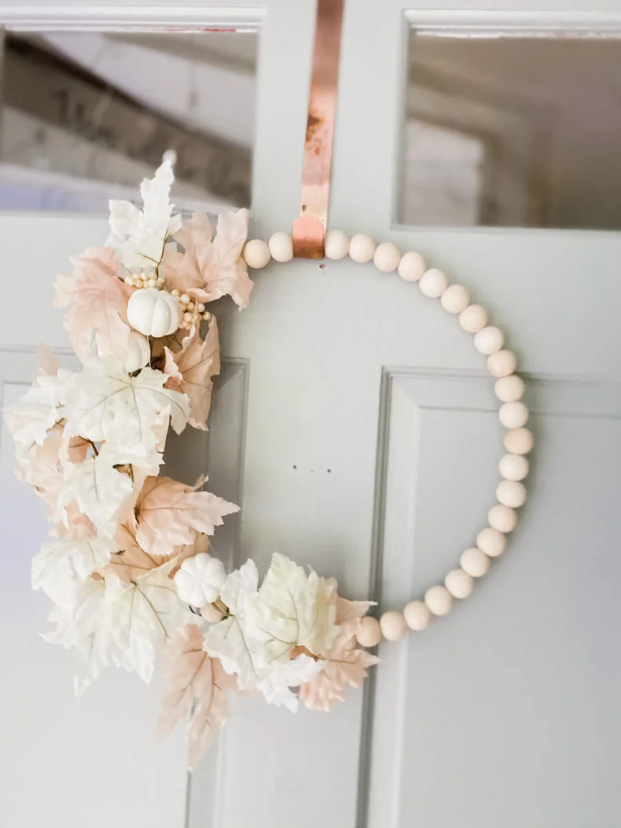 Beaded Wreath for Fall