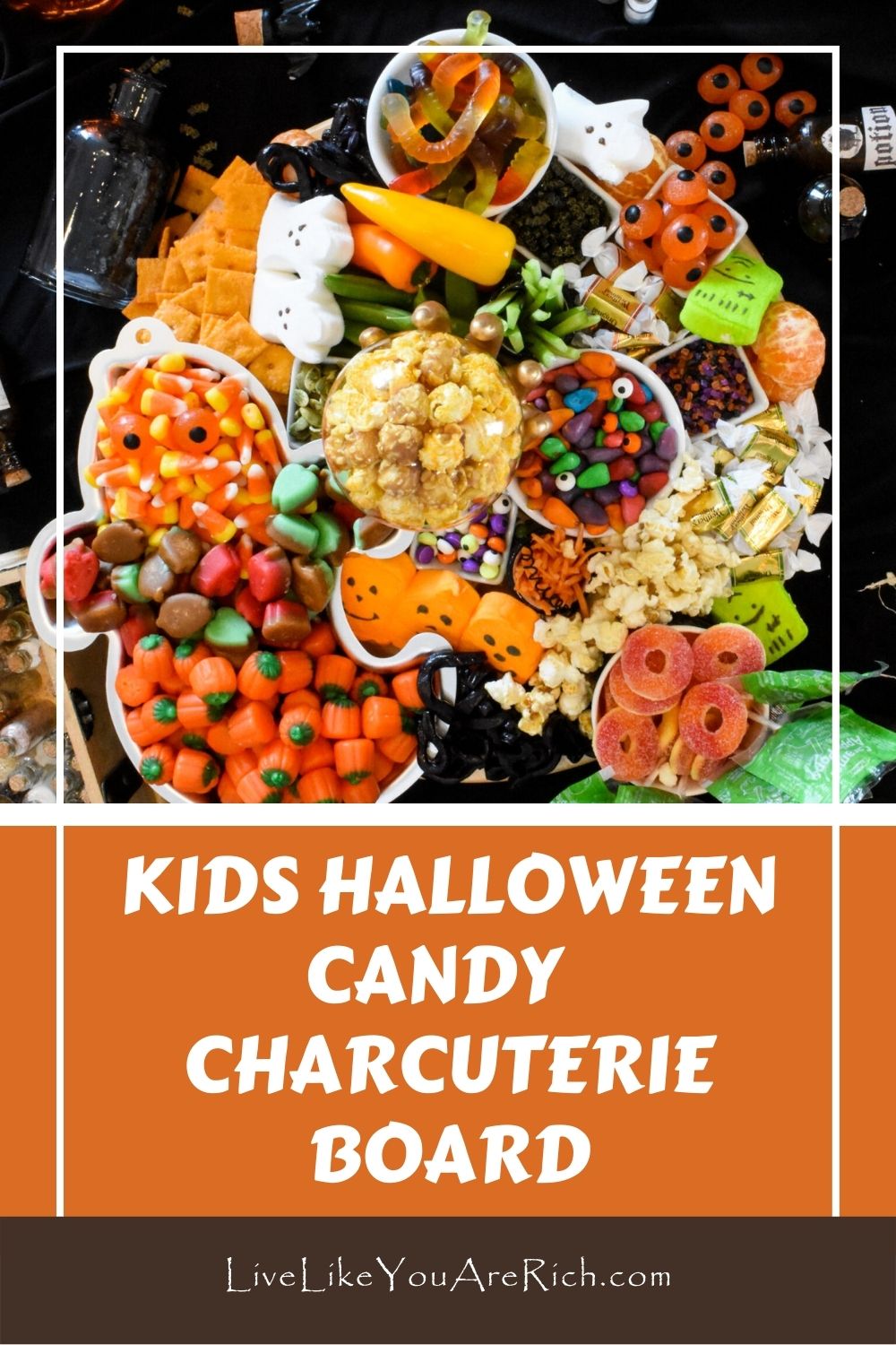 Kids Halloween Candy Charcuterie Board