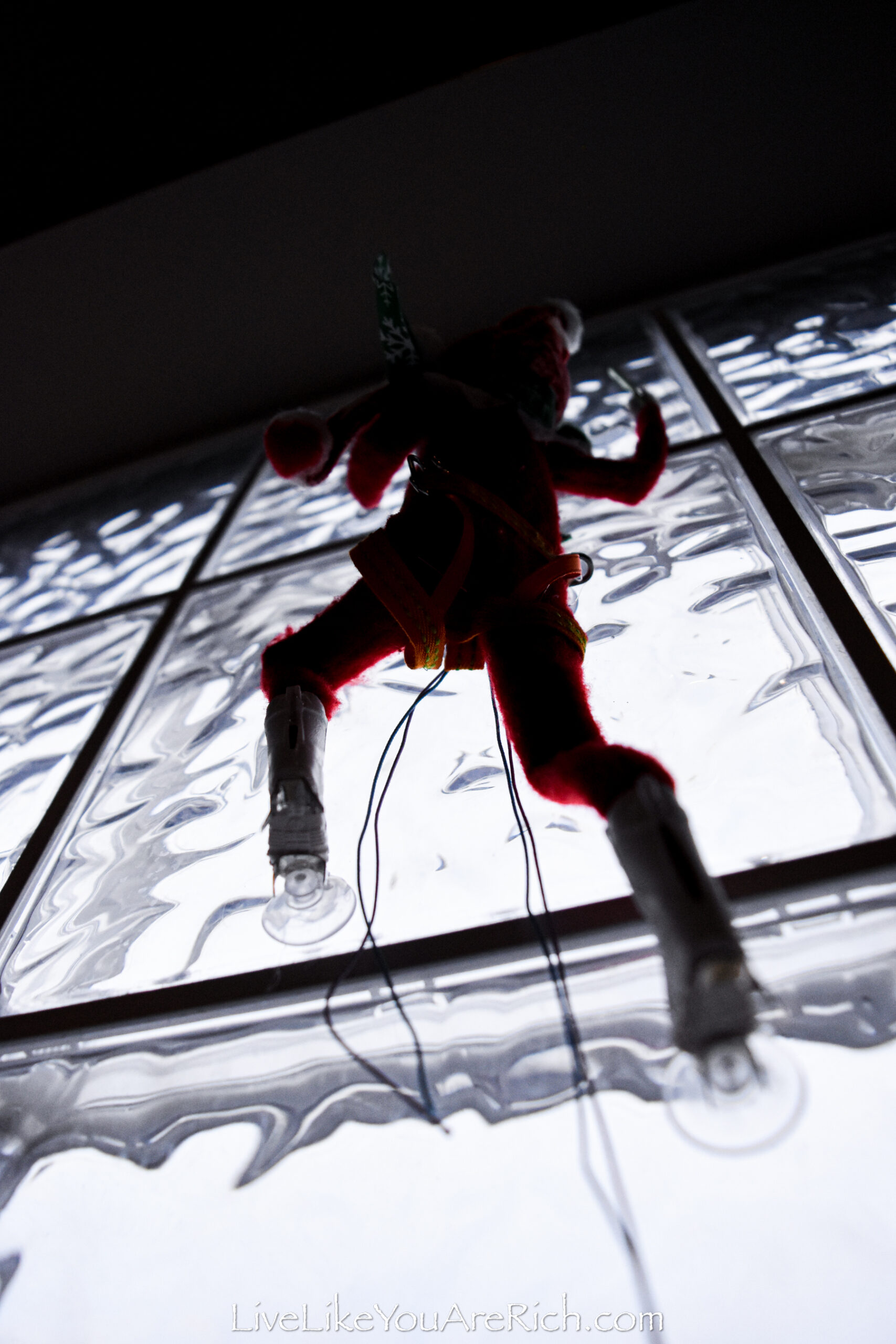 Elf on the Shelf: Ice Climbing