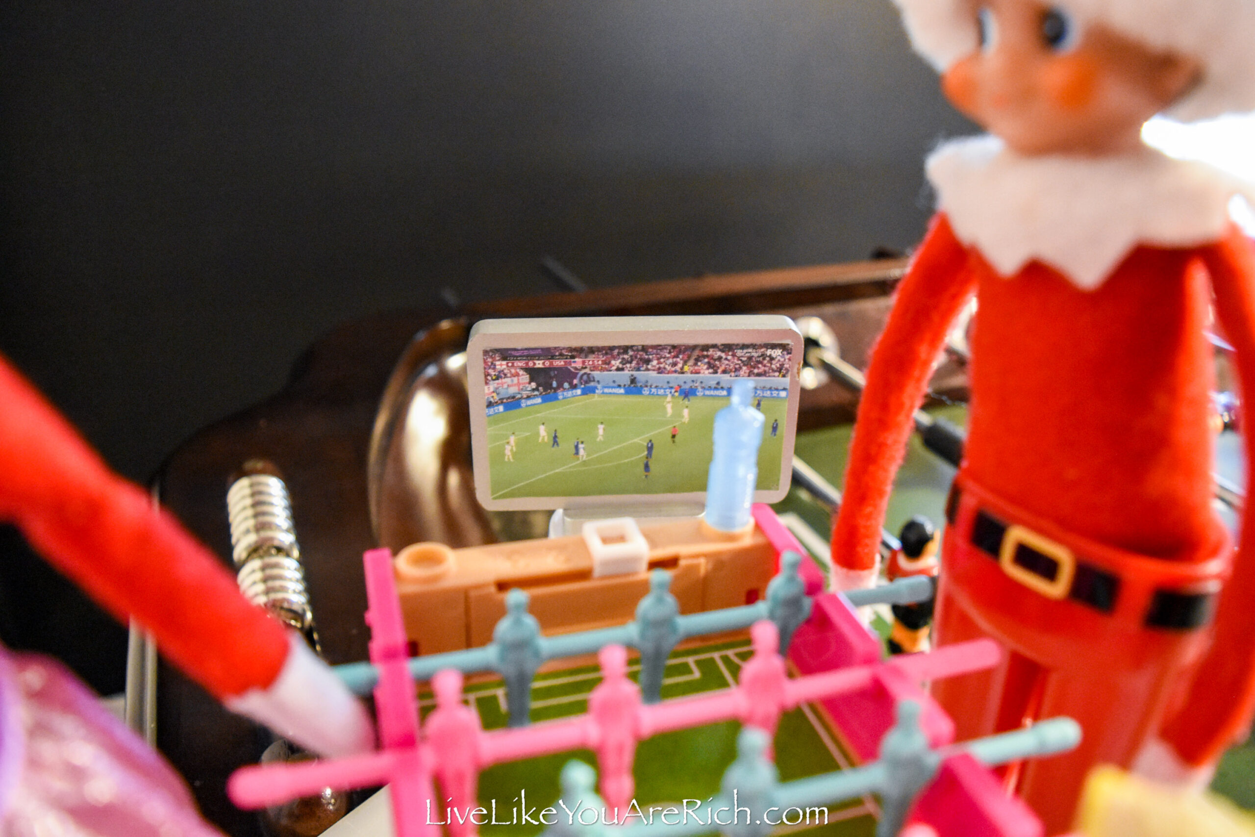 Elf on the Shelf: Soccer and Foosball Fans
