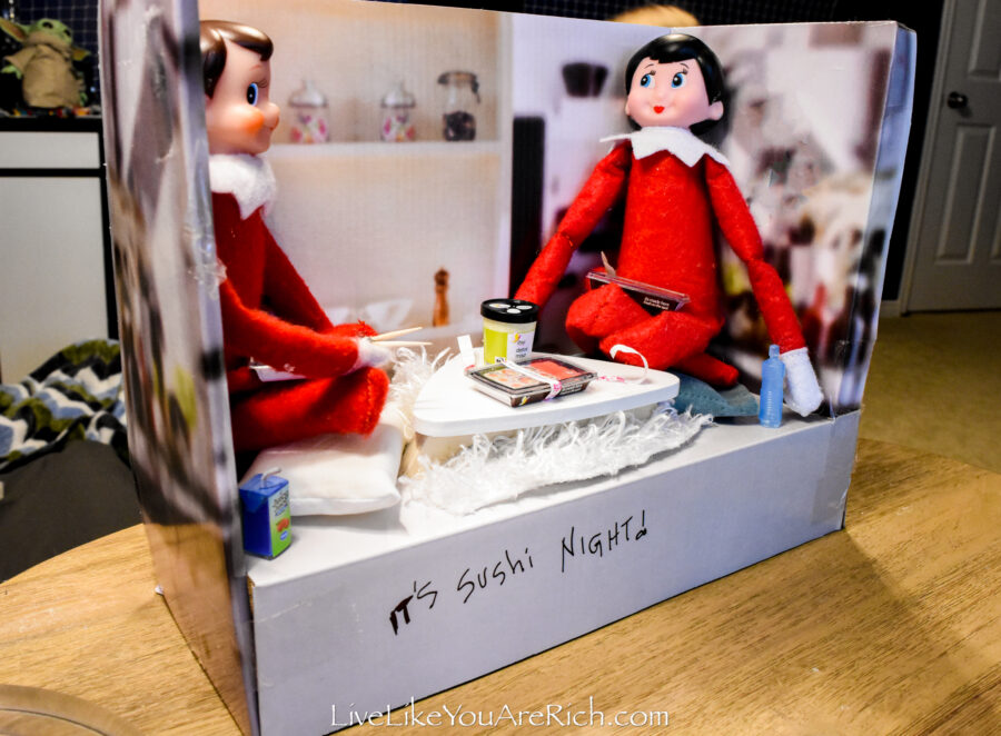 Elf on the Shelf: Sushi 