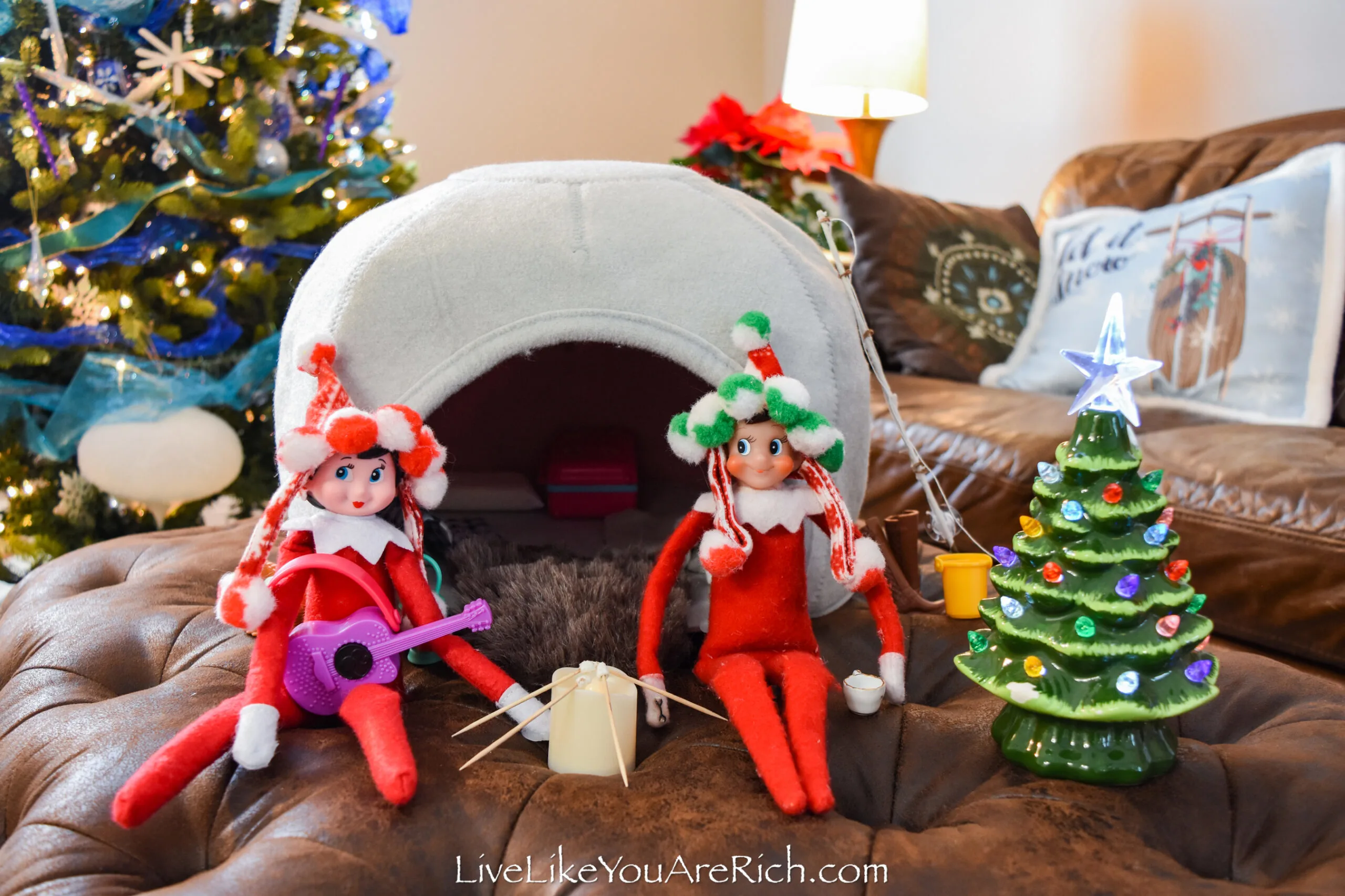 Elf on the Shelf: Yurt Camping