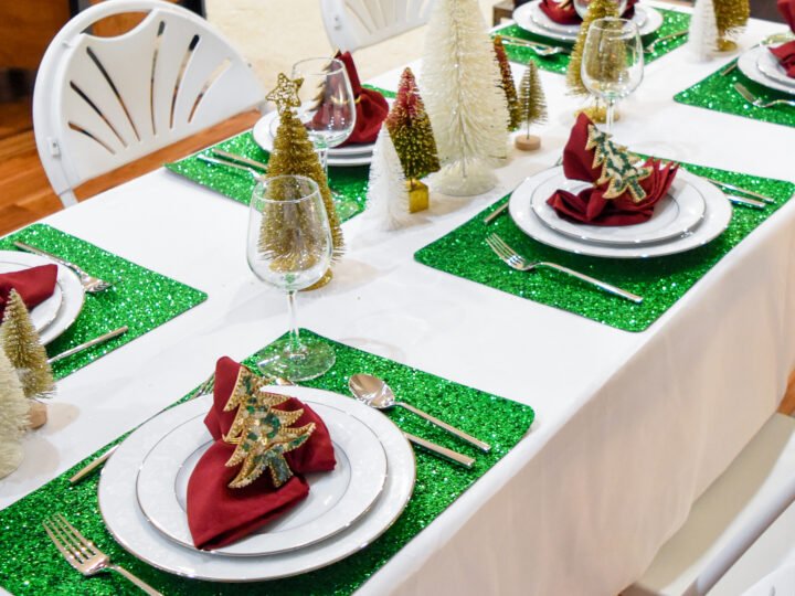 Oh, Christmas Tree Tablescape