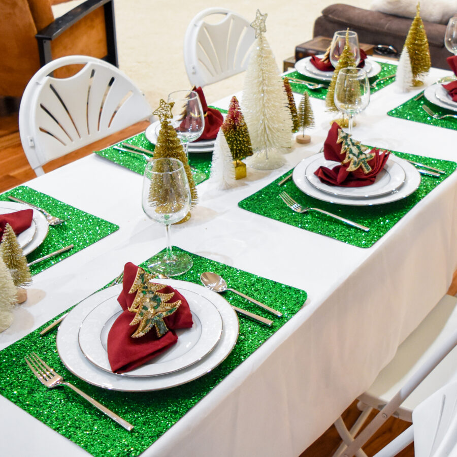 Oh, Christmas Tree Tablescape