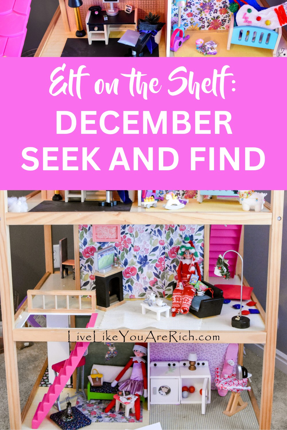 Elf on the Shelf: December Seek and Find