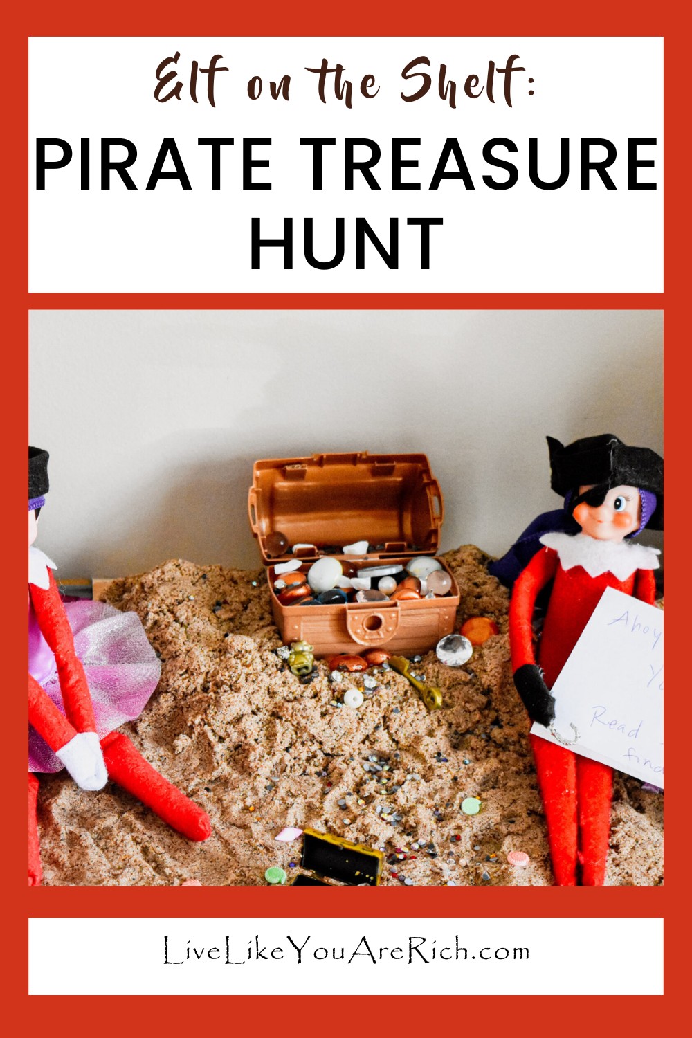 pirate alphabet hunt - rubber boots and elf shoes