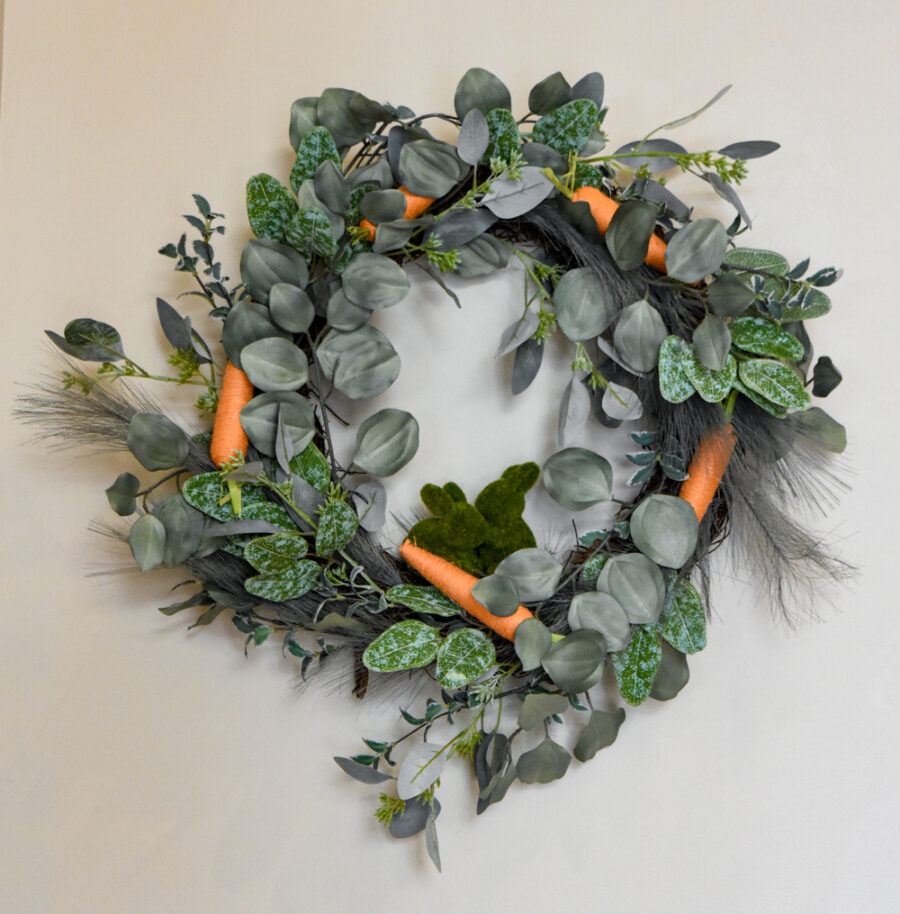 Bunny and Carrot Wreath