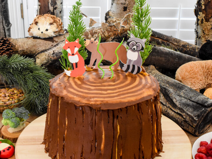 Image for Tree Stump Cake for a Woodland Birthday Party
