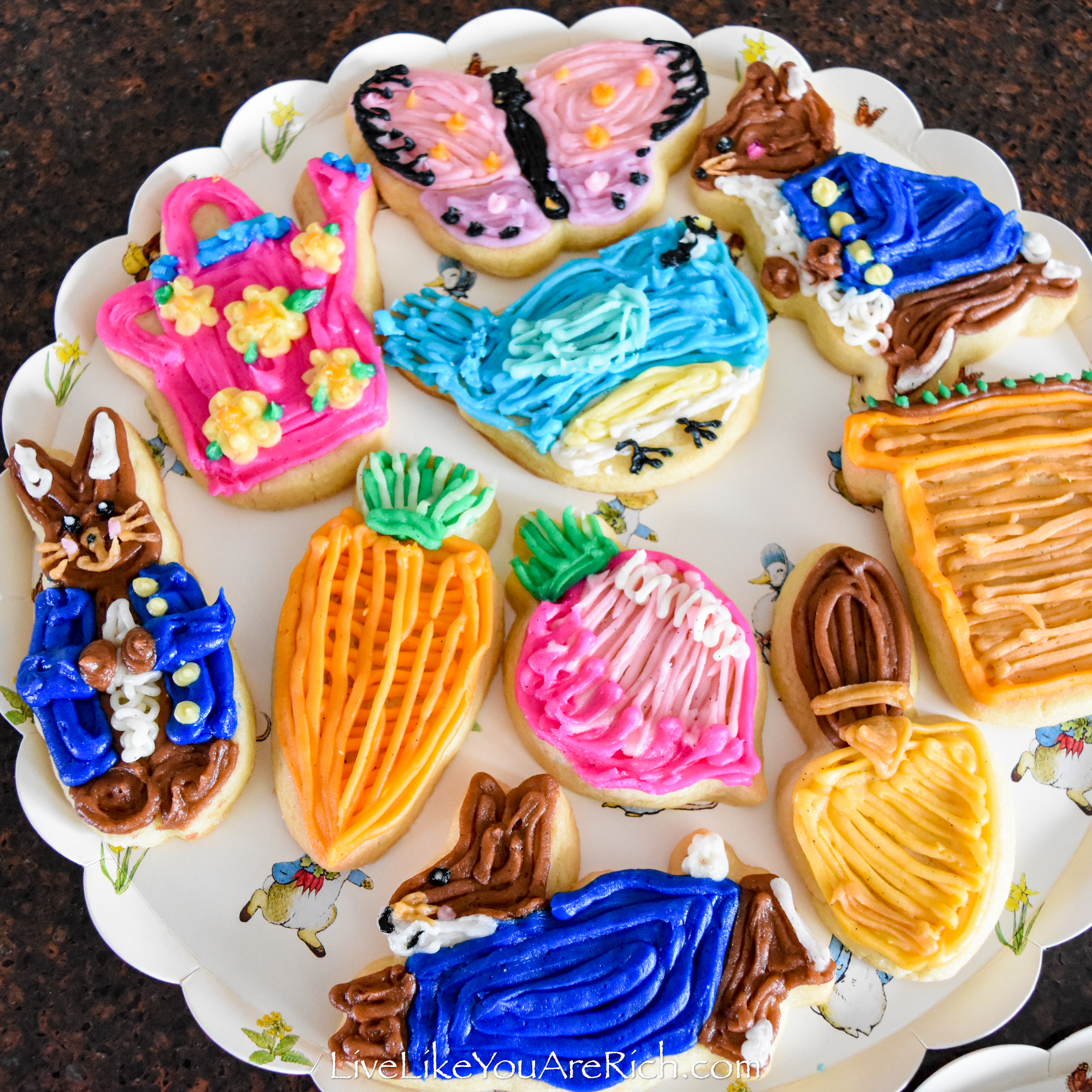 Peter Rabbit Detailed Sugar Cookies