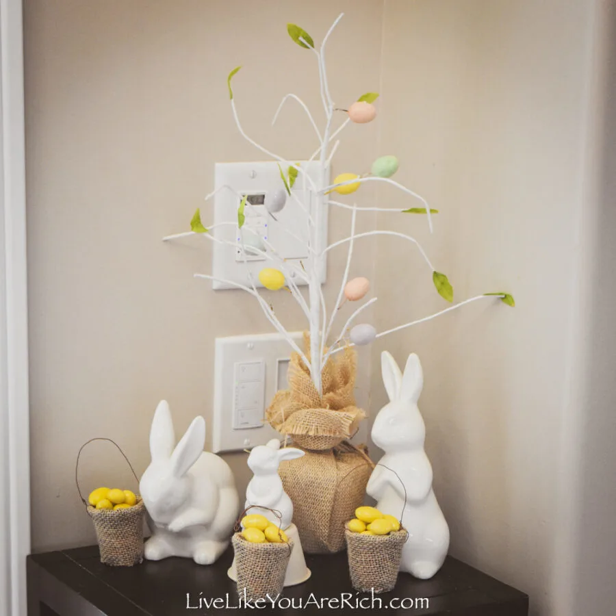 Vintage Easter Bunny Display