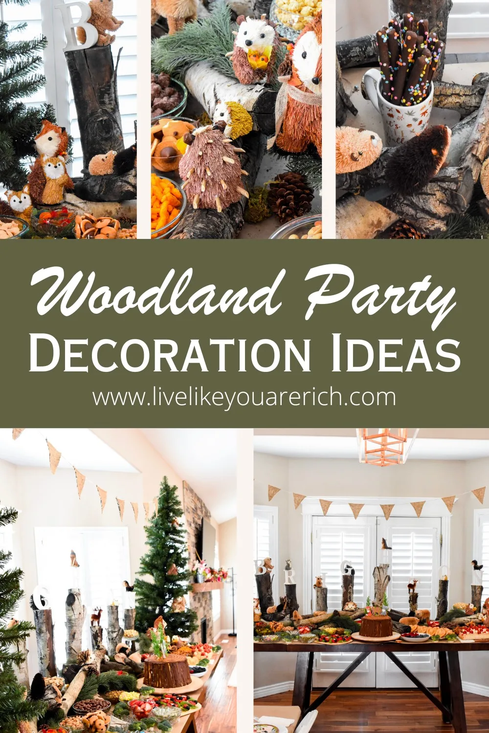 Woodland Party Decoration Ideas