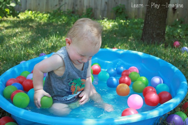 Water Play with Balls for Summer Fun