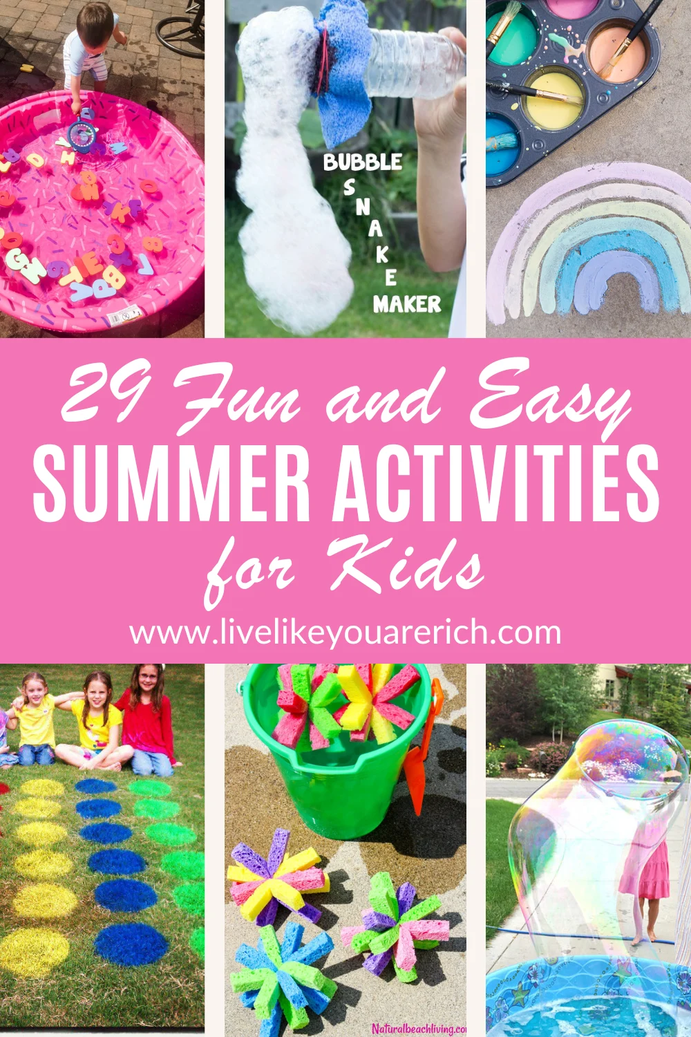 29 Fun and Easy Summer Activities for Kids 