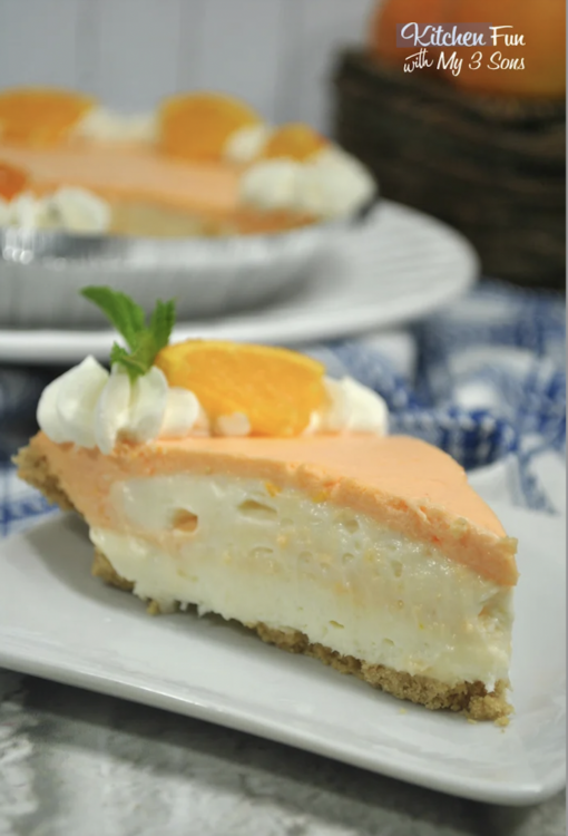 Orange Creamsicle Pie