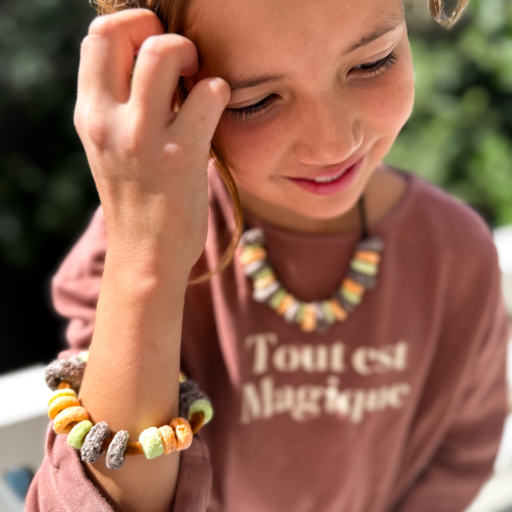 Halloween Cereal Necklaces and Bracelets