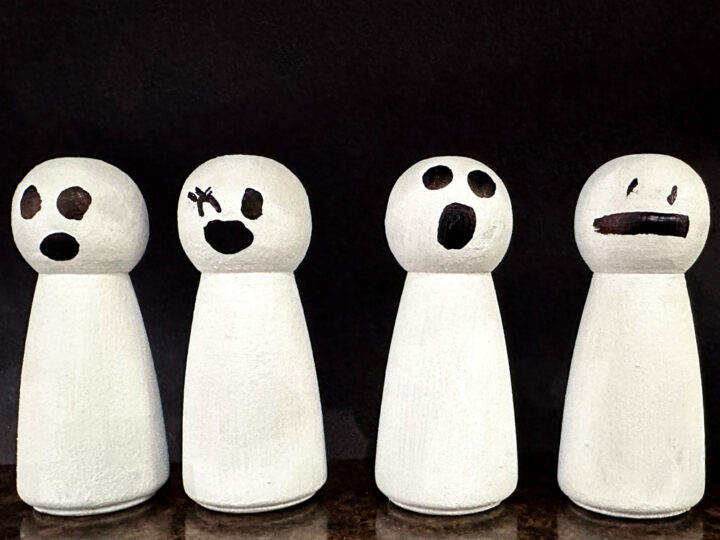 Image for Wooden Peg Ghost Dolls