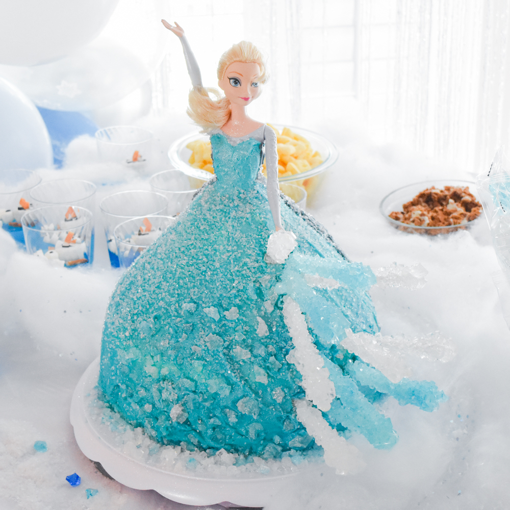 Elsa Barbie Cake from the Movie Frozen - Live Like You Are Rich