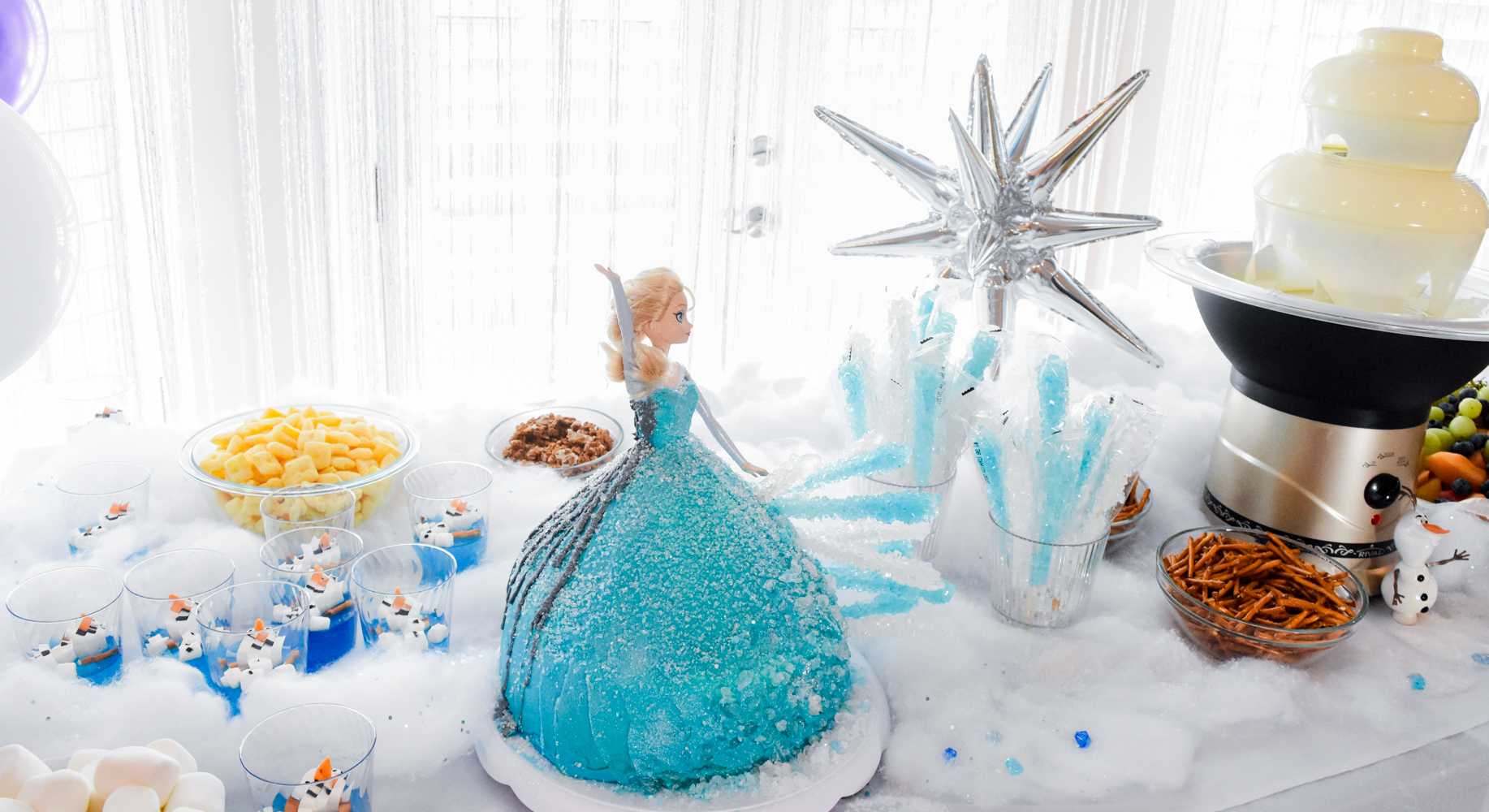 Elsa Barbie Cake from the Movie Frozen