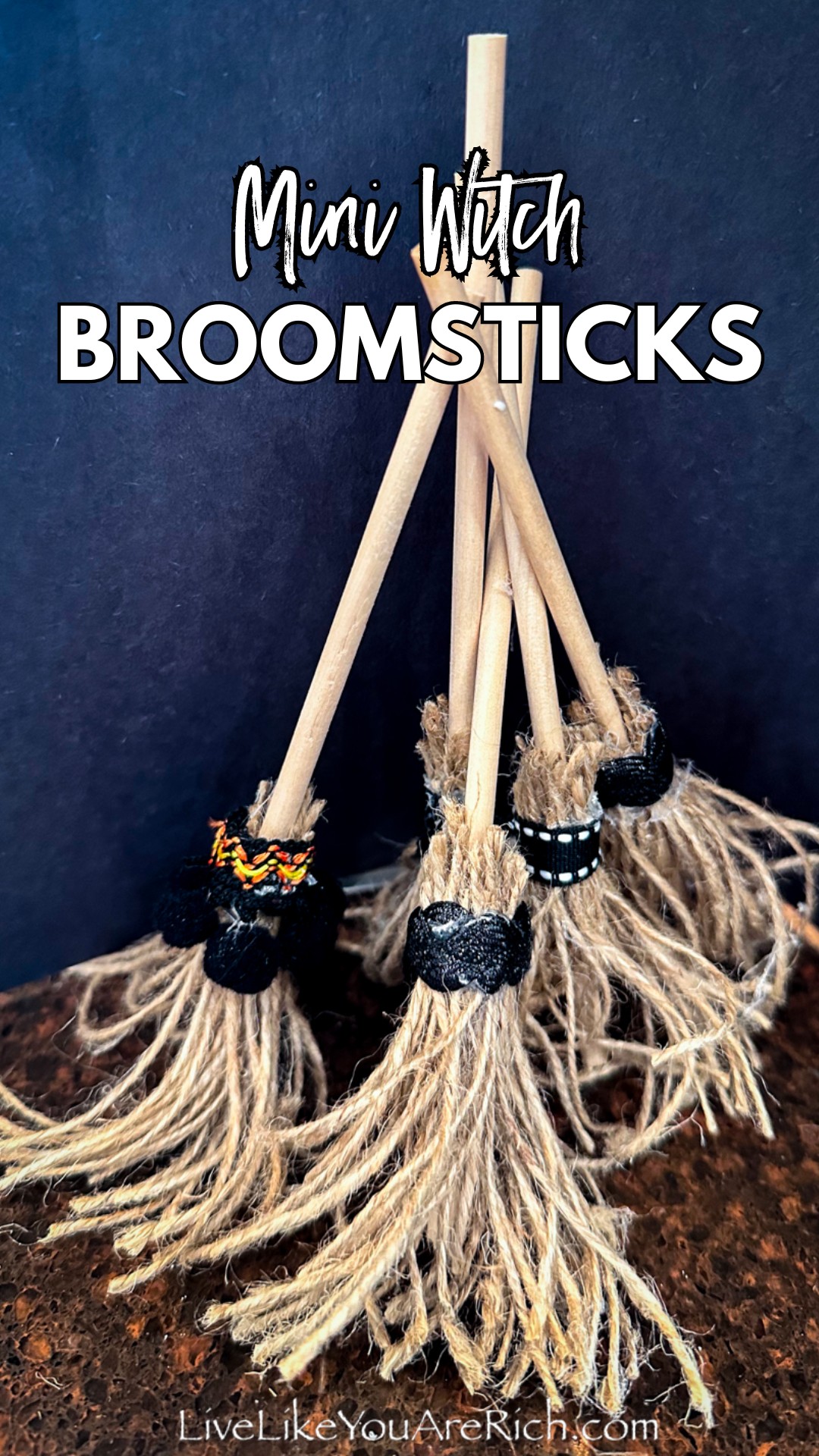 Mini Witch Broomsticks
