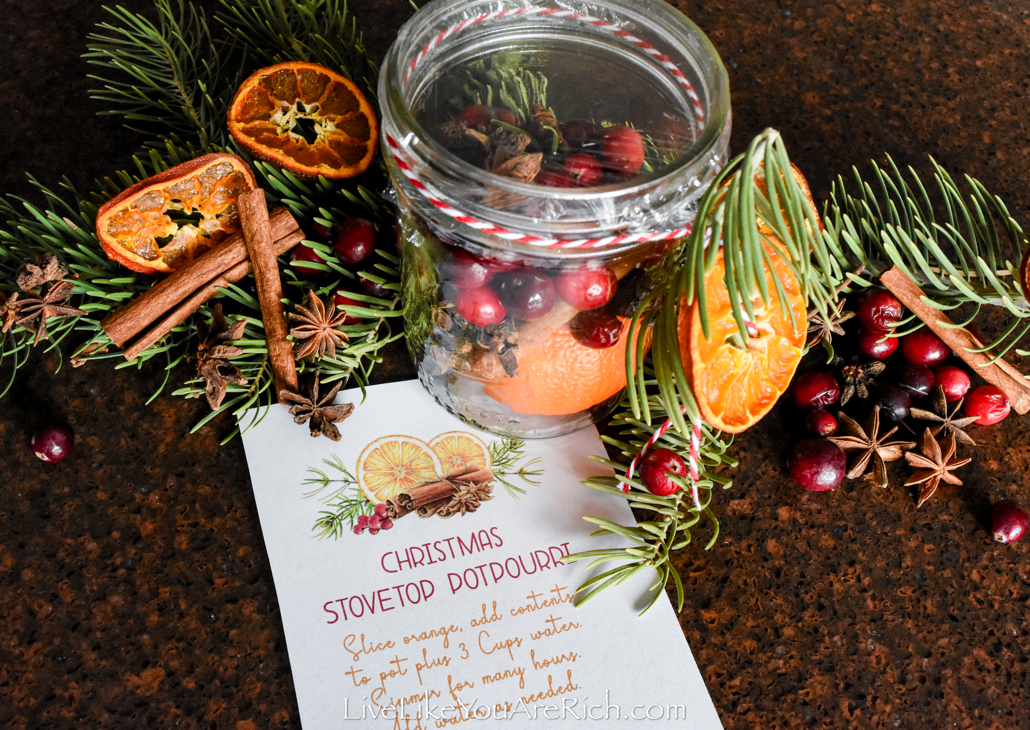 Holiday Stovetop Potpourri - Christmas Gifts For Neighbors!