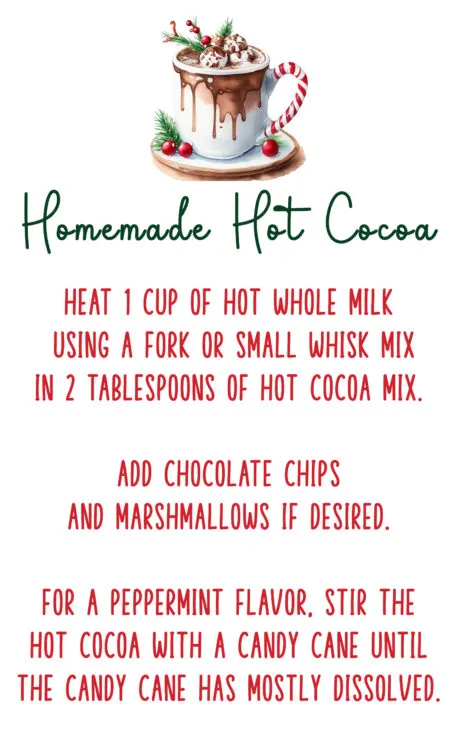 Hot Cocoa in a Jar Recipe Plus a Free Printable - Live Like You Are Rich
