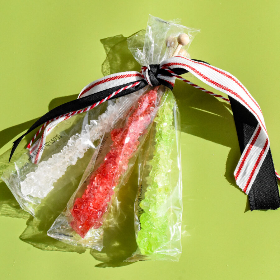 Neighbor Christmas Gift Rock Candy Sticks