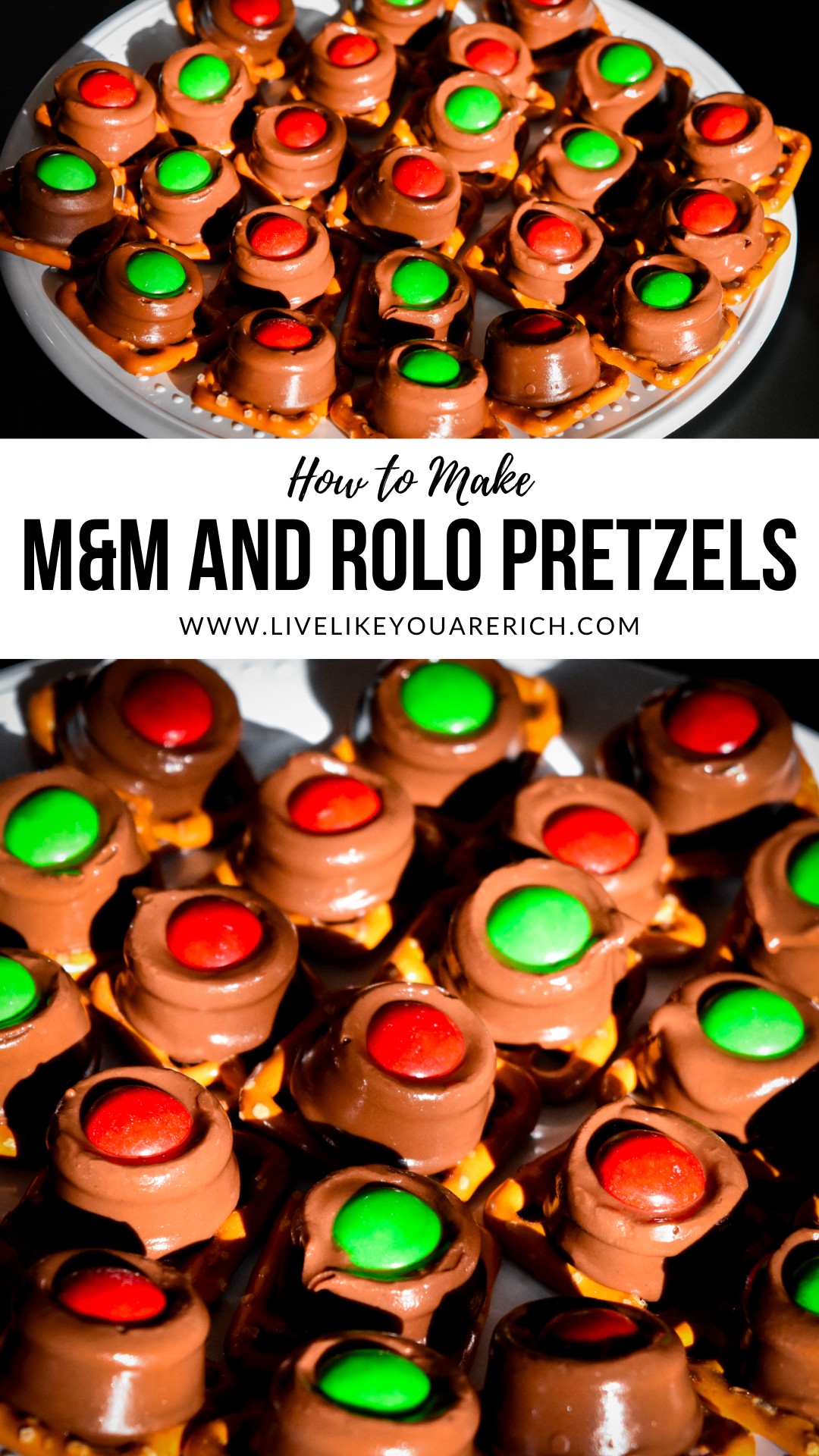 How to Make M&M and Rolo Pretzels