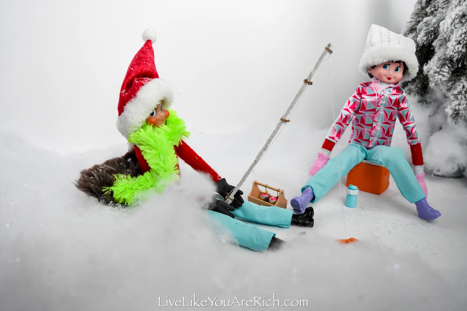 Elf on the Shelf: Ice Fishing