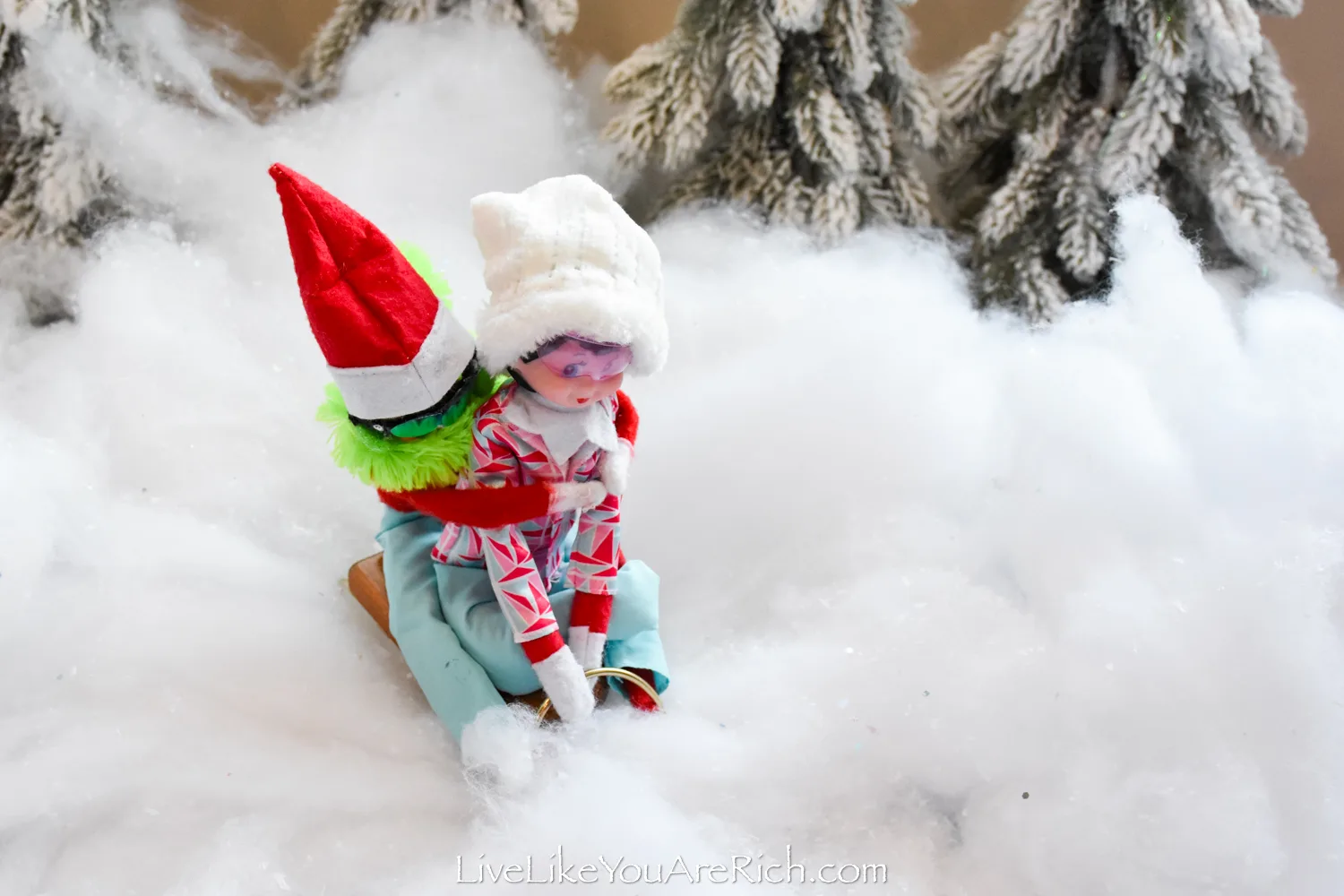 Elf on the Shelf: Sledding