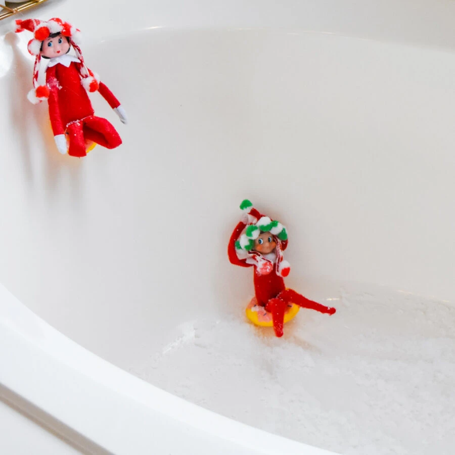 Elf on the Shelf: Snow Tubing