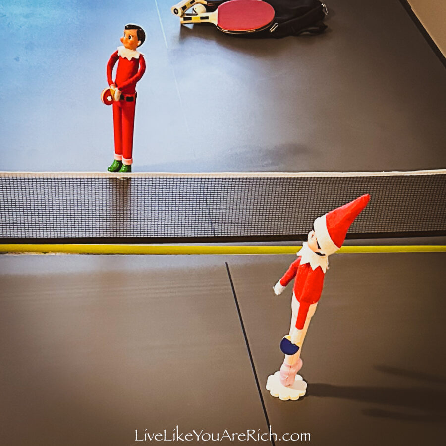 Elf on the Shelf: Table Tennis