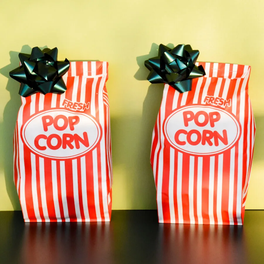 Neighbor Christmas Gift: Buttered Popcorn