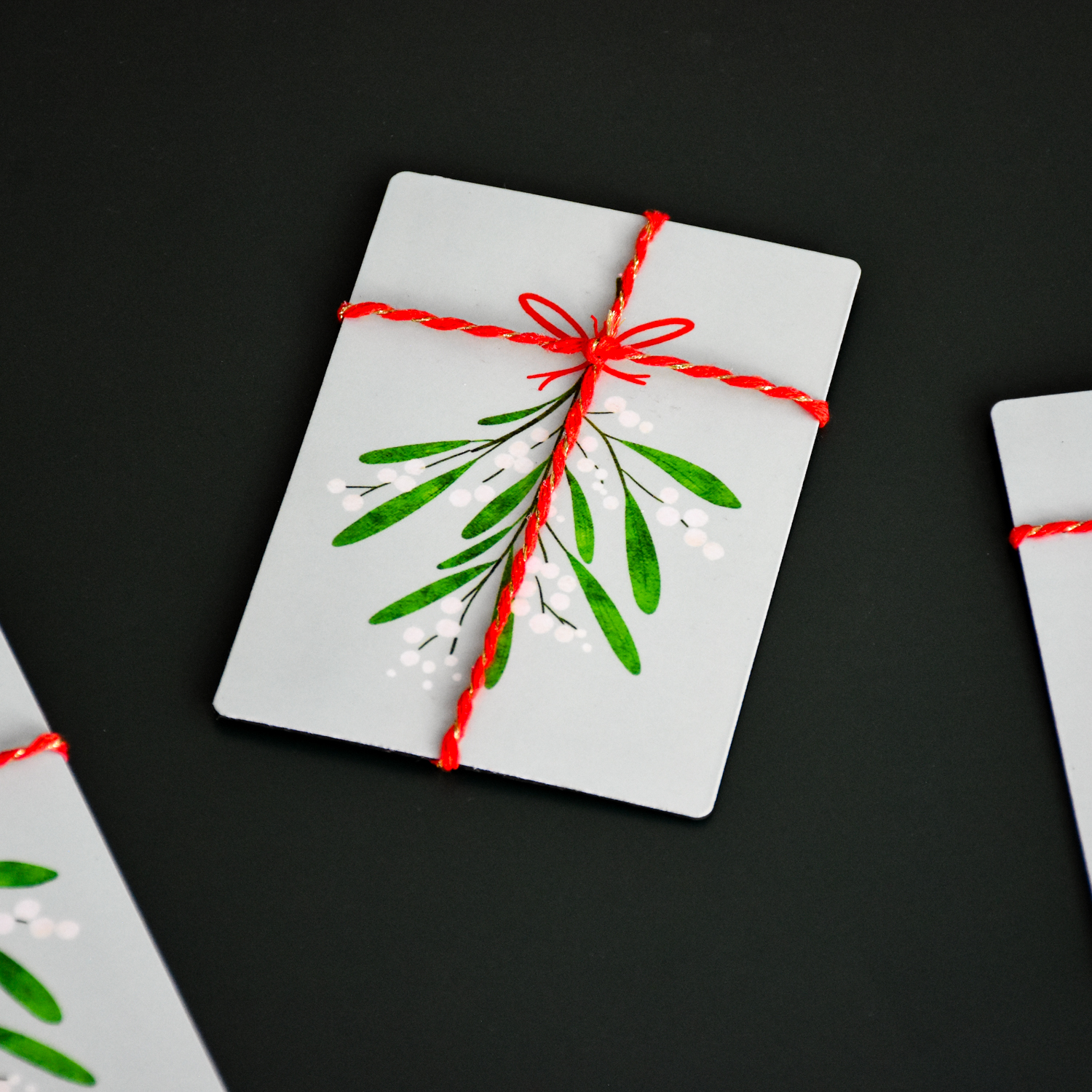 Neighbor Christmas Gift: Magnetic-Mistletoe Plus Free Printable