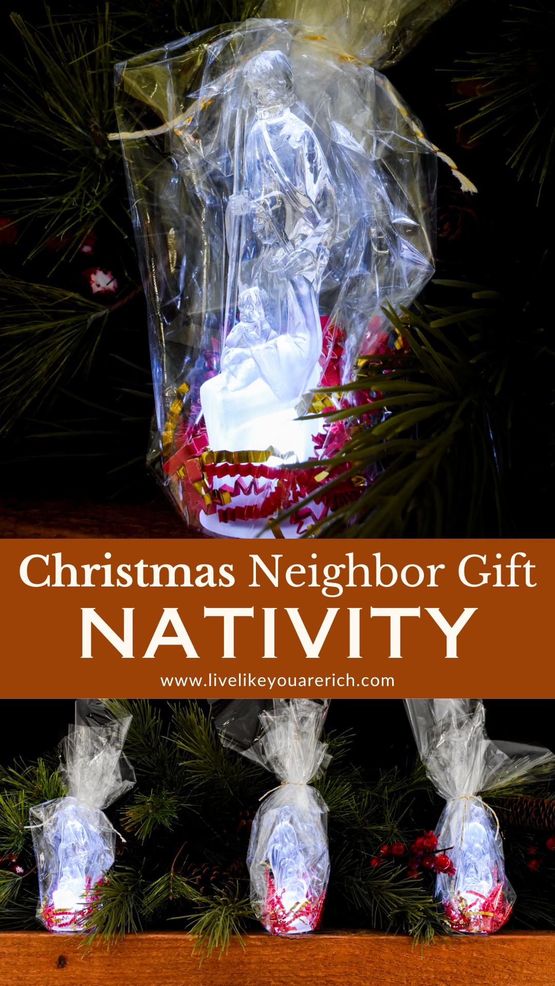 Neighbor Christmas Gift: Nativity