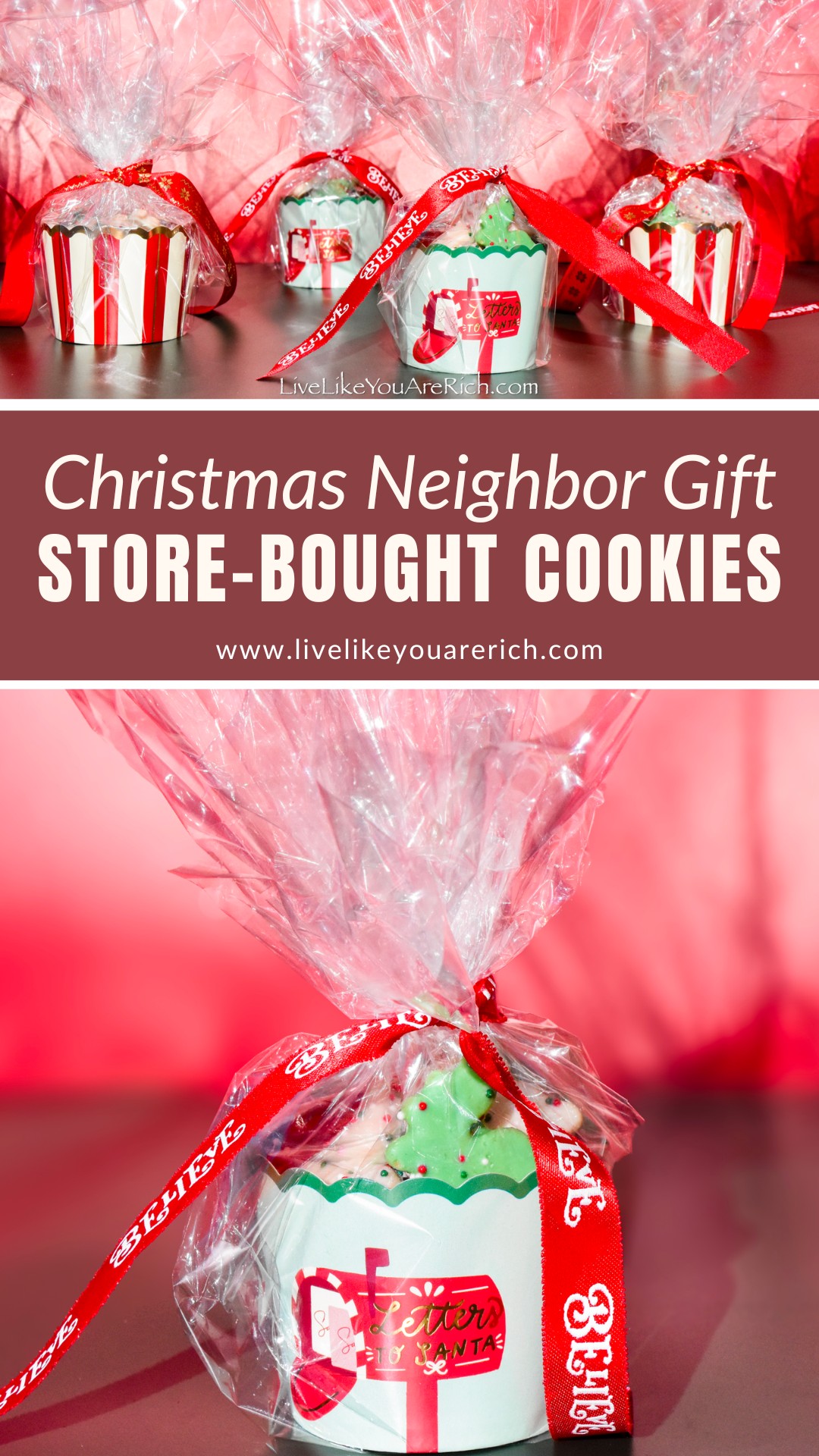Neighbor Christmas Gift: Store-Bought Cookies
