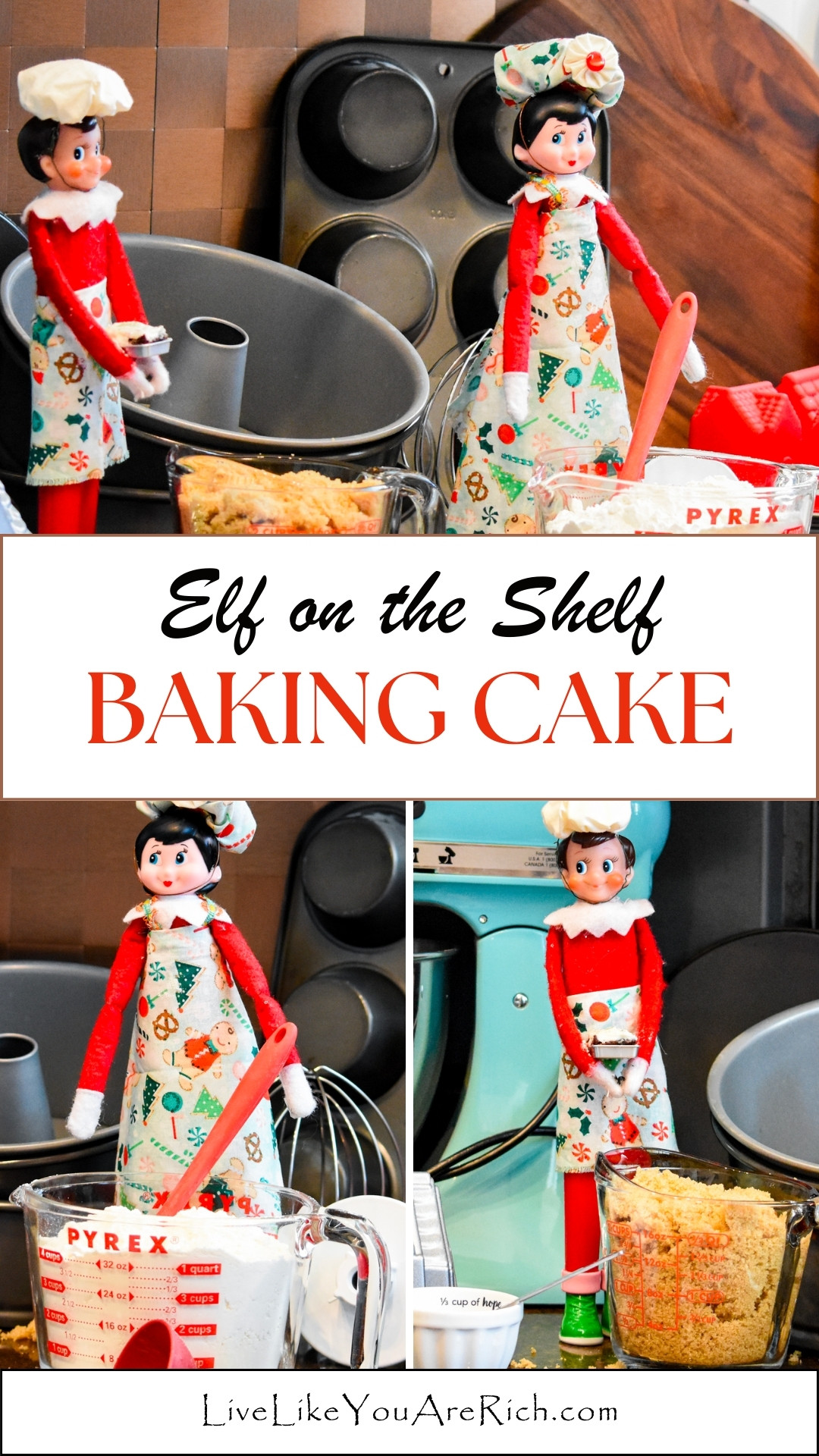 Elf on the Shelf: Baking Cake