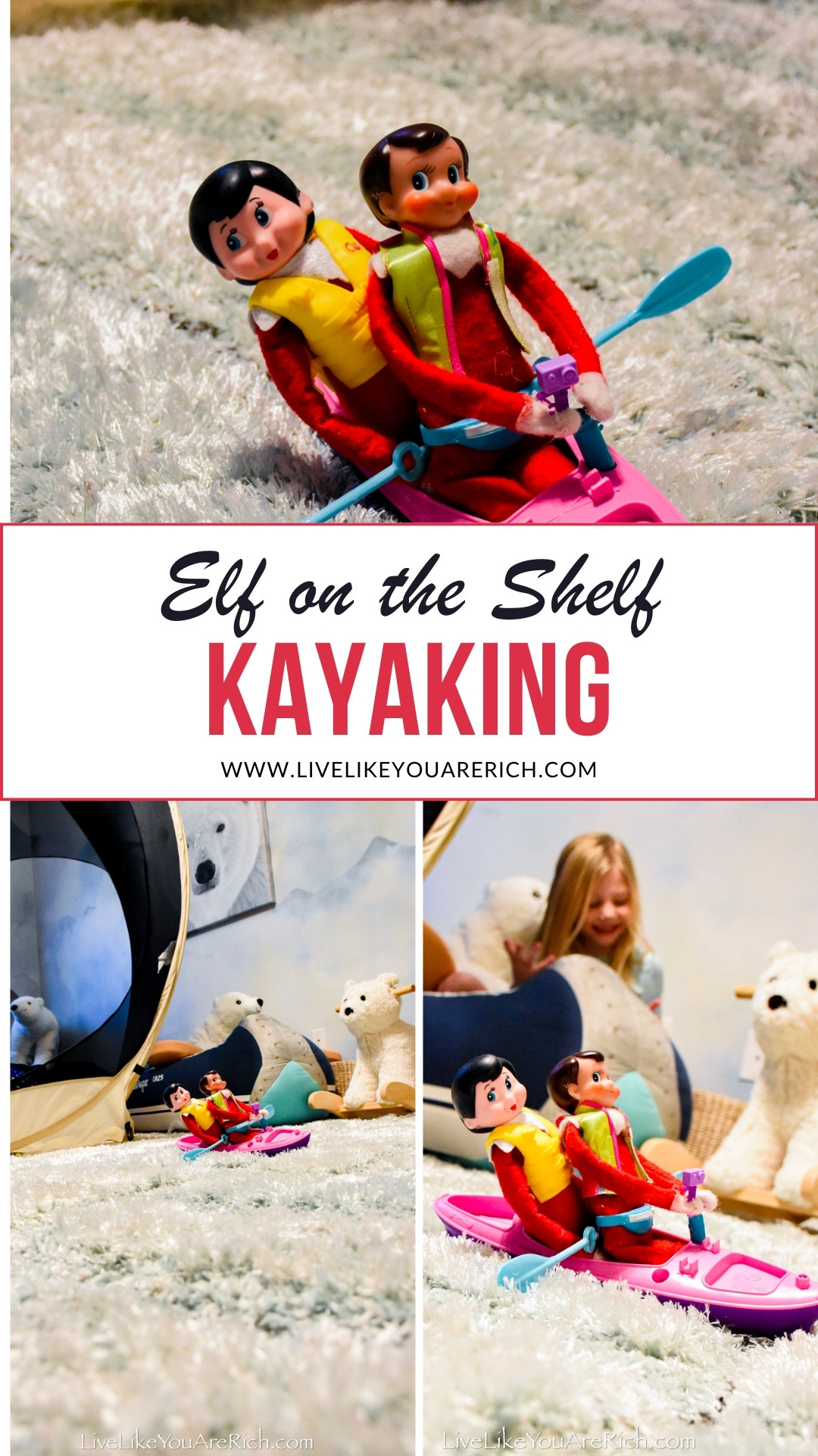 Elf on the Shelf: Kayaking