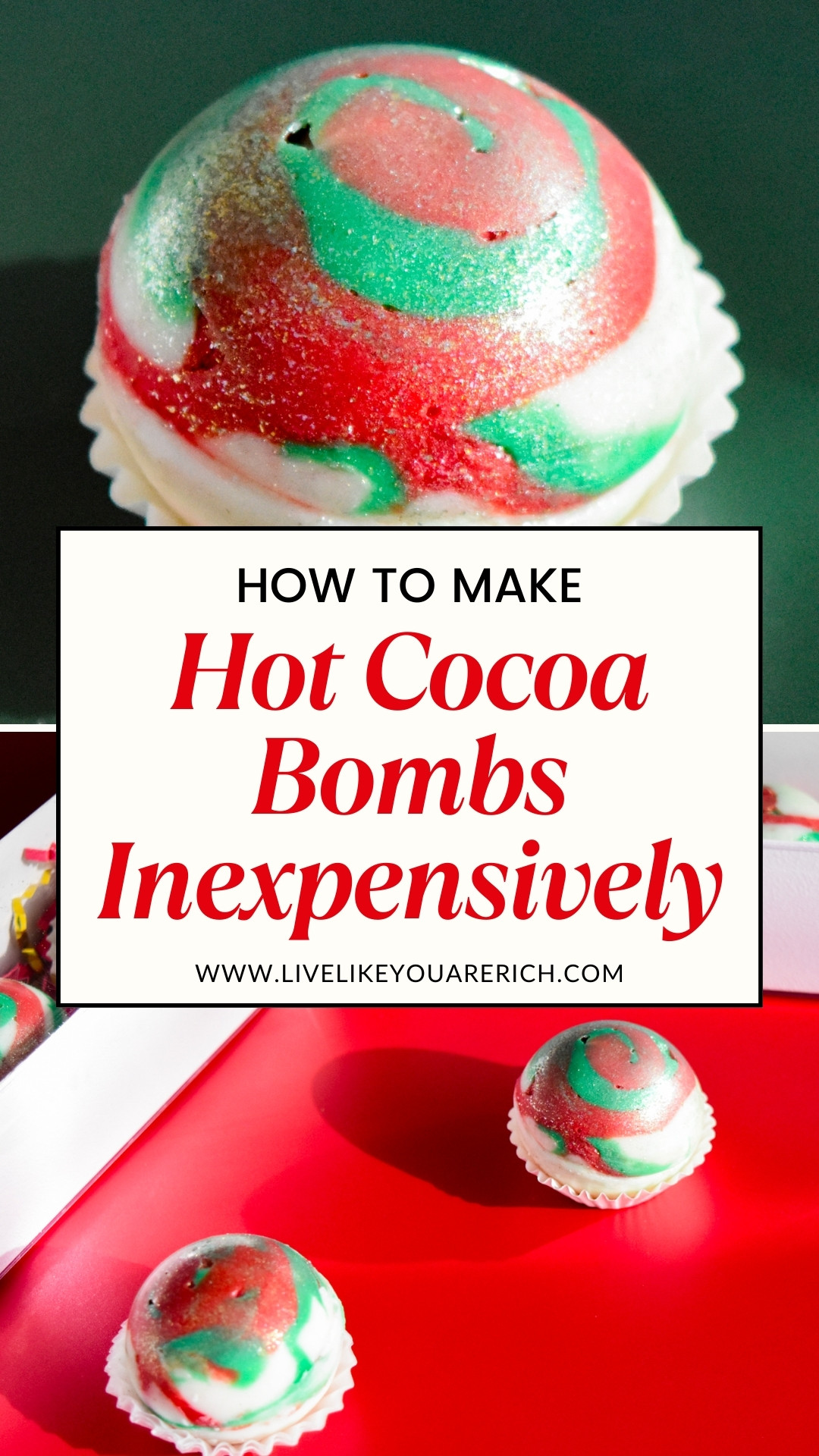 How to Make Hot Cocoa Bombs Inexpensively