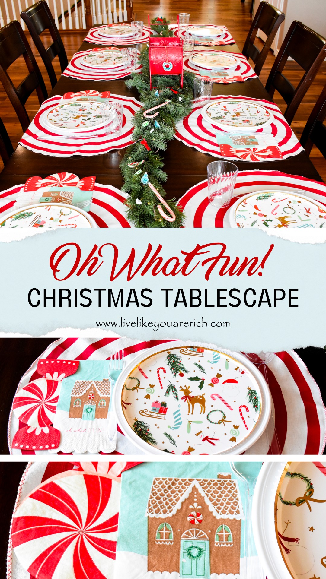 Oh What Fun! Christmas Tablescape
