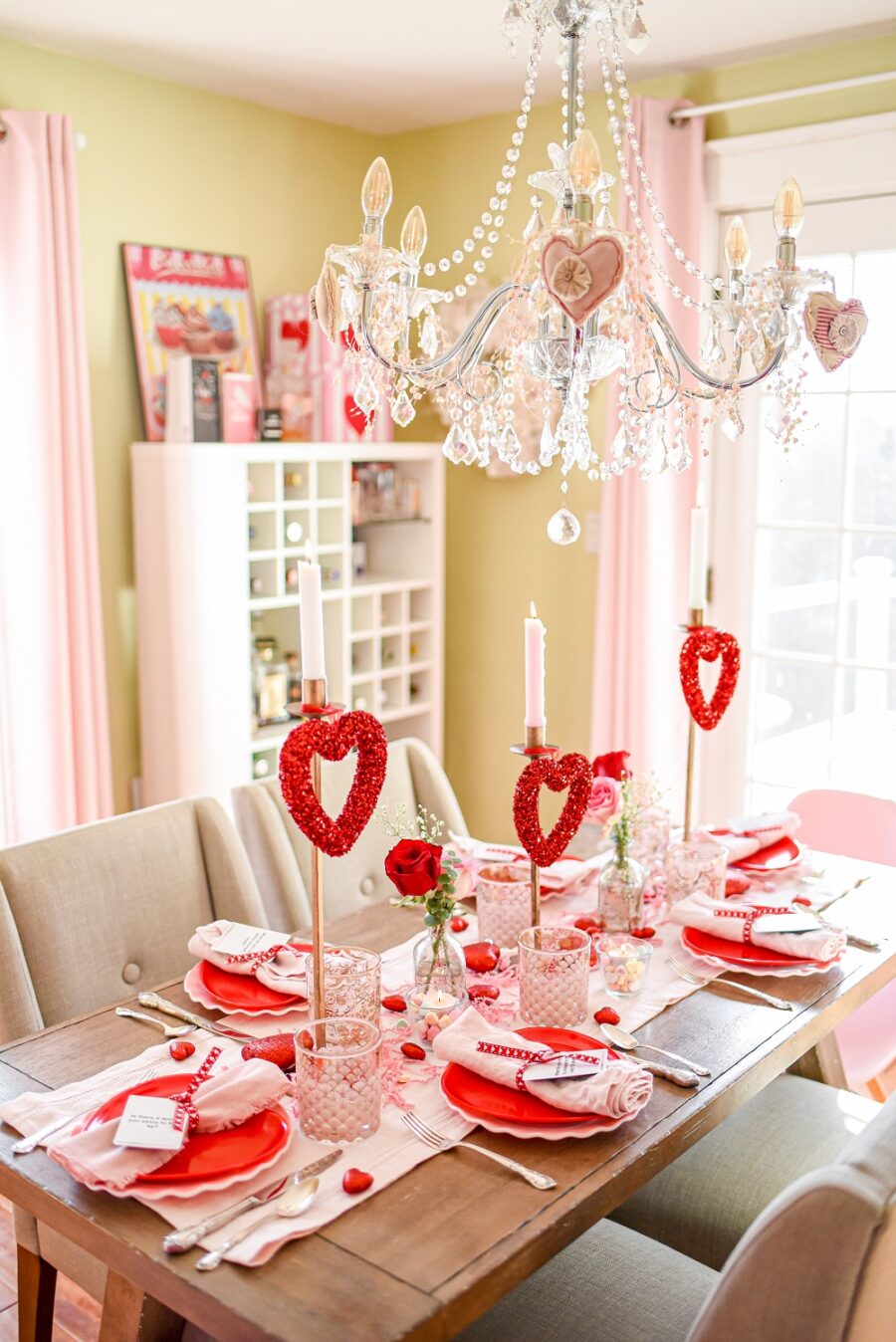 Pink and Red Galentines Day Brunch Party