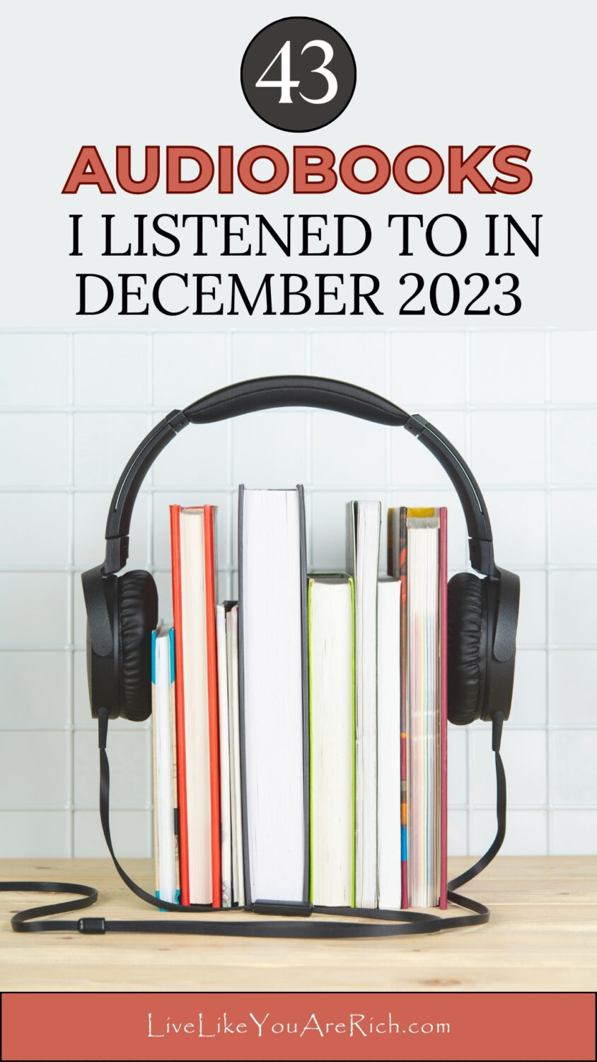 43 Audiobooks I Listened to in December 2023