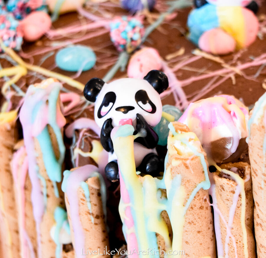 Panda Candy Chocolate Cake