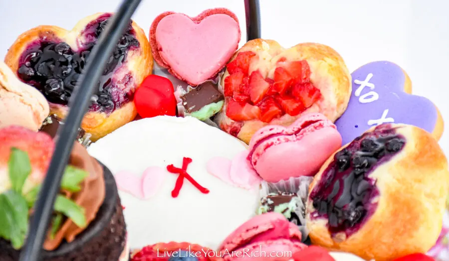 Heart-Shaped Cream Cheese Berry Pastries